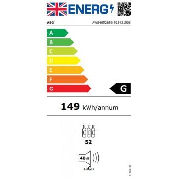 AEG AWS4052B5B Συντηρητής Κρασιών 52 Φιαλών